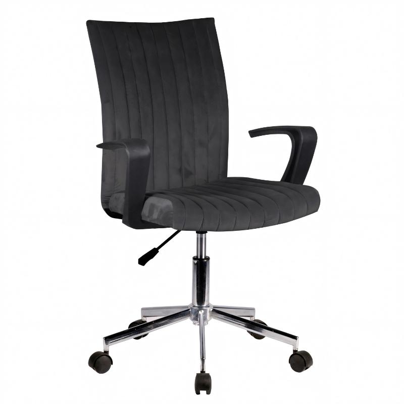 ROXY OFFICE CHAIR VELVET BLACK