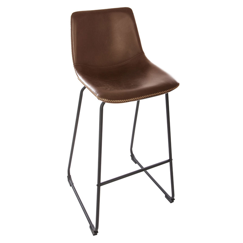 LOIS BAR CHAIR - BROWN