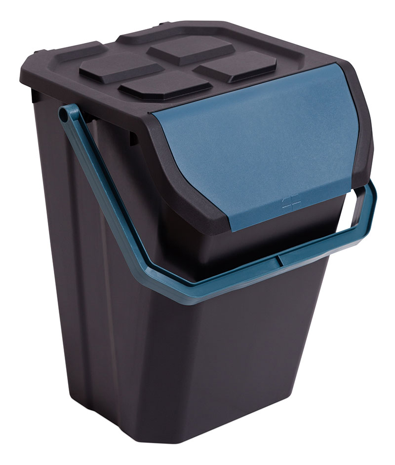 FRIDA RECYCLING BIN 37L BLUE