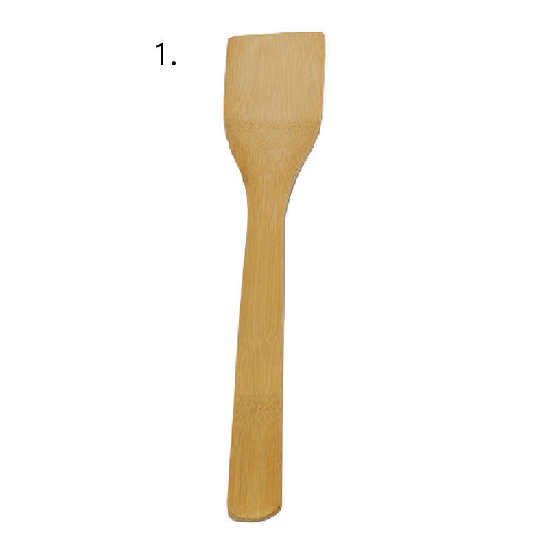 XMC BAMBOO SPOON 30CM 4 ASSORTED DESIGNS