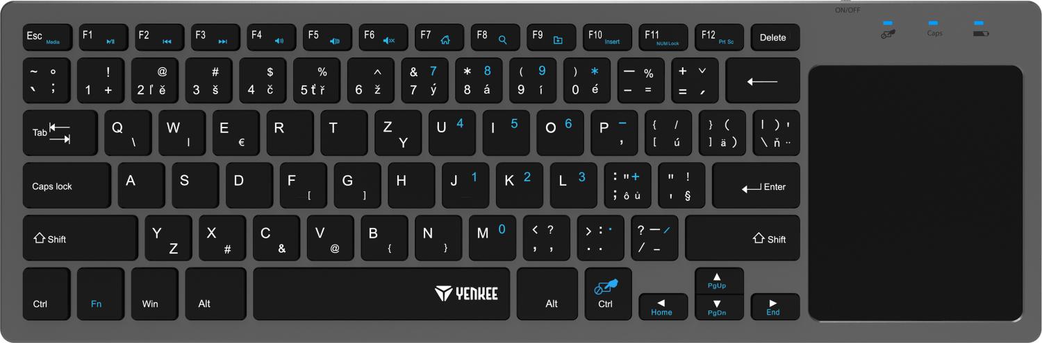 YENKEE WIRELESS TOUCHPAD KEYBOARD