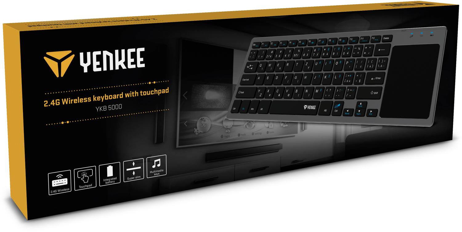 YENKEE WIRELESS TOUCHPAD KEYBOARD