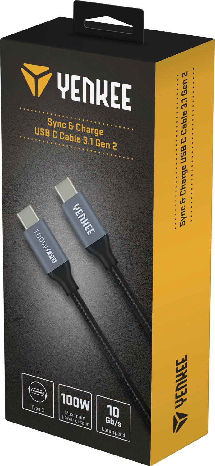 YENKEE USB-C-USB-C CABLE1.5M