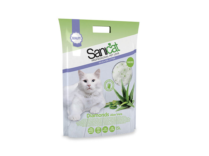 SANICAT ΑΜΜΟΣ ΥΓΙΕΙΝΗΣ ΓΙΑ ΓΑΤΕΣ  DIAMONDS ALOE VERA 15L