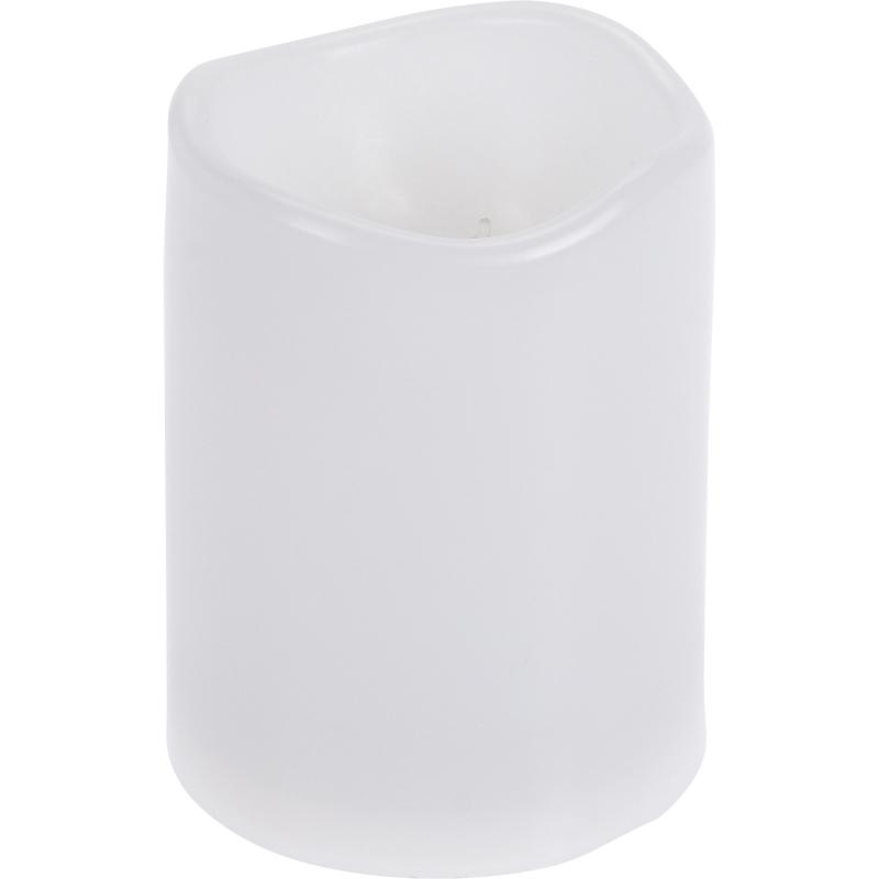 LED CANDLE 75X100MM WHT IP44