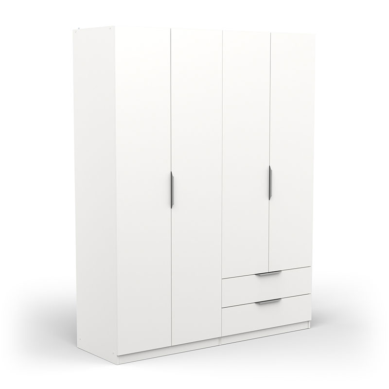 GHOST WARDROBE 4DR 2DRW WHT