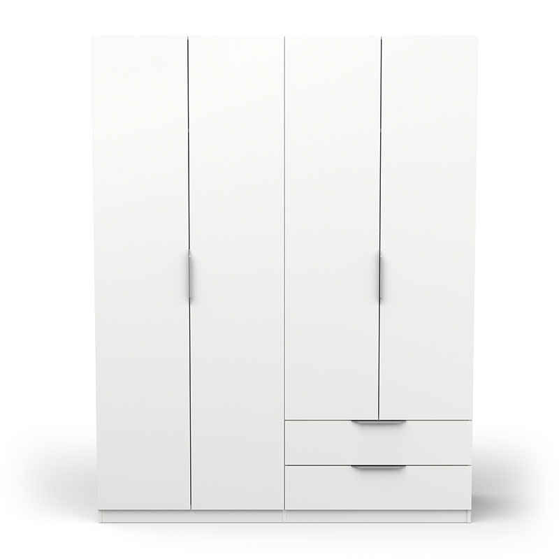 GHOST WARDROBE 4DR 2DRW WHT