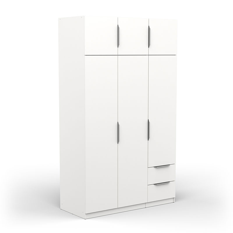 GHOST WARDROBE 6DR/2DRW WHT