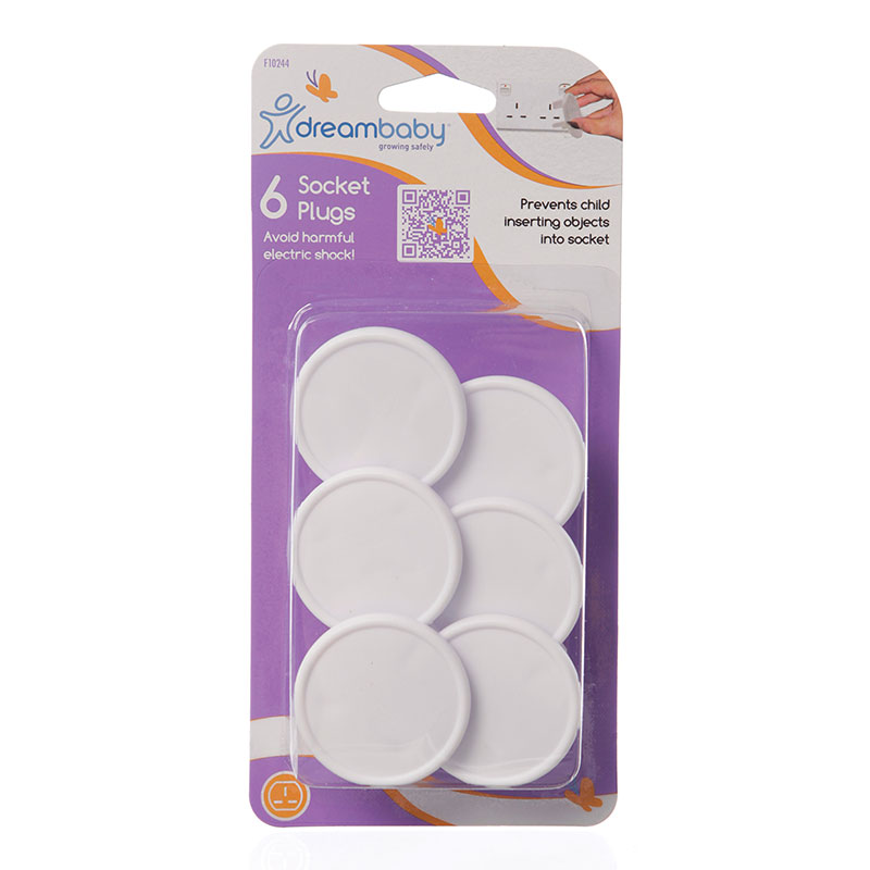 DREAMBABY SOCKET COVER 6PCS WHITE