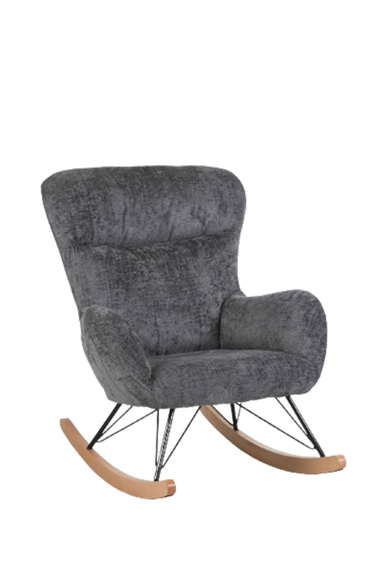 CHRIS ROCKING ARMCHAIR GREY