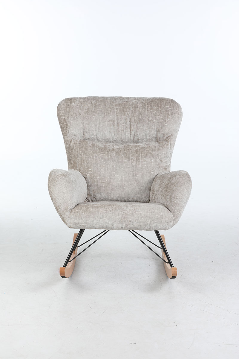 CHRIS ROCKING ARMCHAIR BEIGE