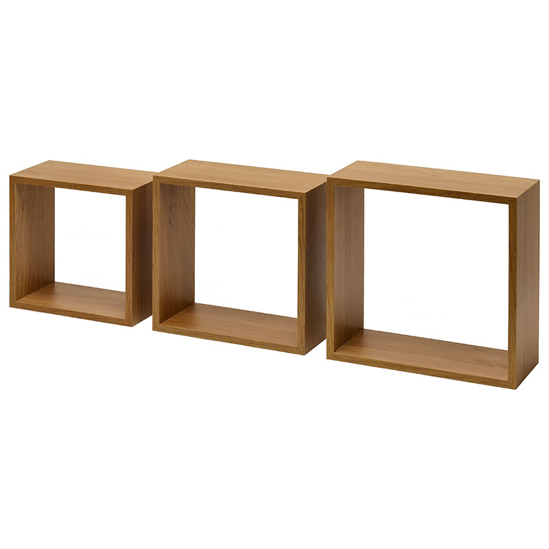 DURALINE TRIPLE CUBE 30X30X12CM NATURAL OAK