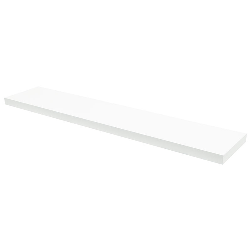 DURALINE FLOATING SHELF XL4 118X23.5CM LACQUERED WHITE