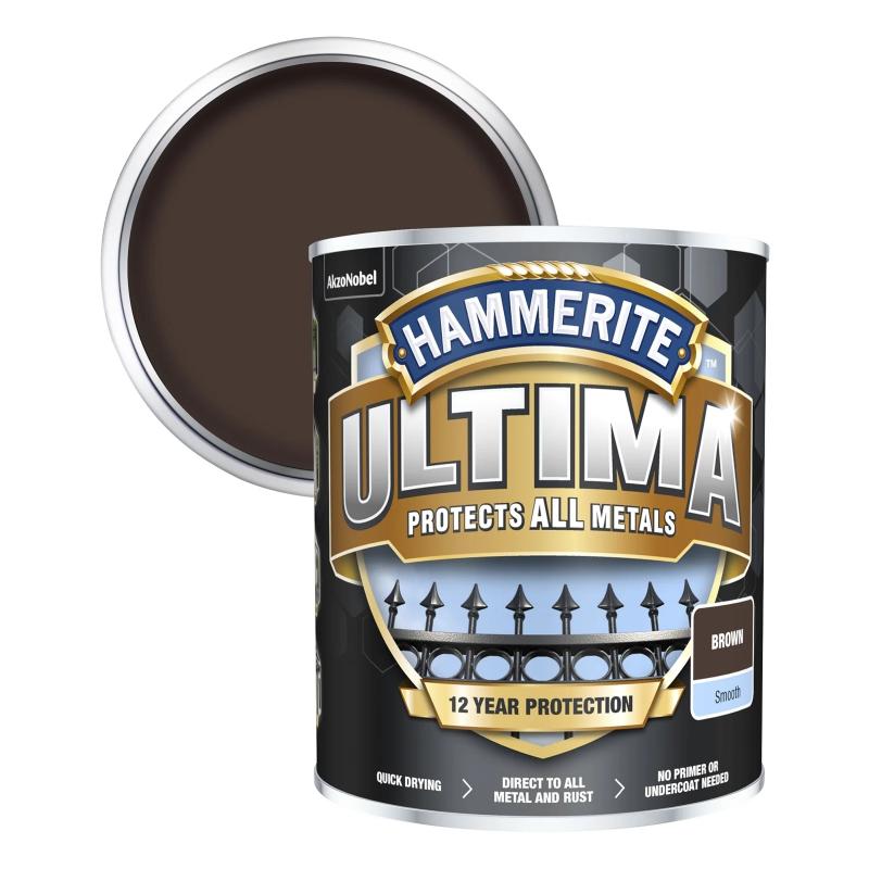 HAMMERITE ULTIMA ΛΕΙΟ ΣΚΟΥΡΟ ΚΑΦΕ 0.75L