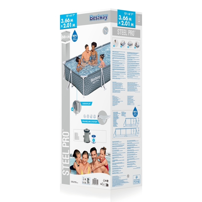 BESTWAY 561FV STEEL PRO POOL SET 366X201X66CM