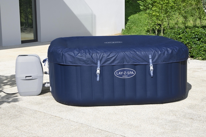 BESTWAY 60021 LAY-Z-SPA HAWAII AIRJET INFLATABLE HOT TUB SPA 4-6 PERSON