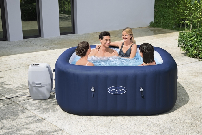 BESTWAY 60021 LAY-Z-SPA HAWAII AIRJET INFLATABLE HOT TUB SPA 4-6 PERSON