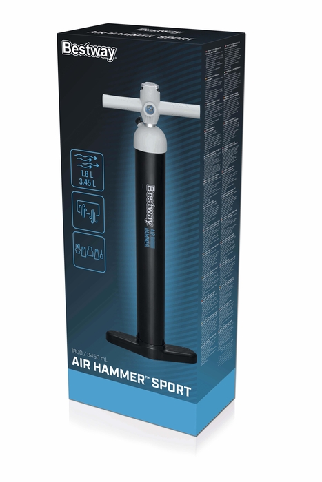 BESTWAY 62227 AIR HAMMER SPORT HIGH PRESSURE MANUAL AIR PUMP