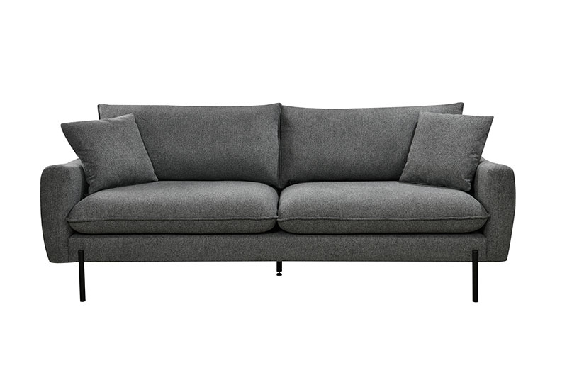 MONACO 3 SEATER SOFA GREY