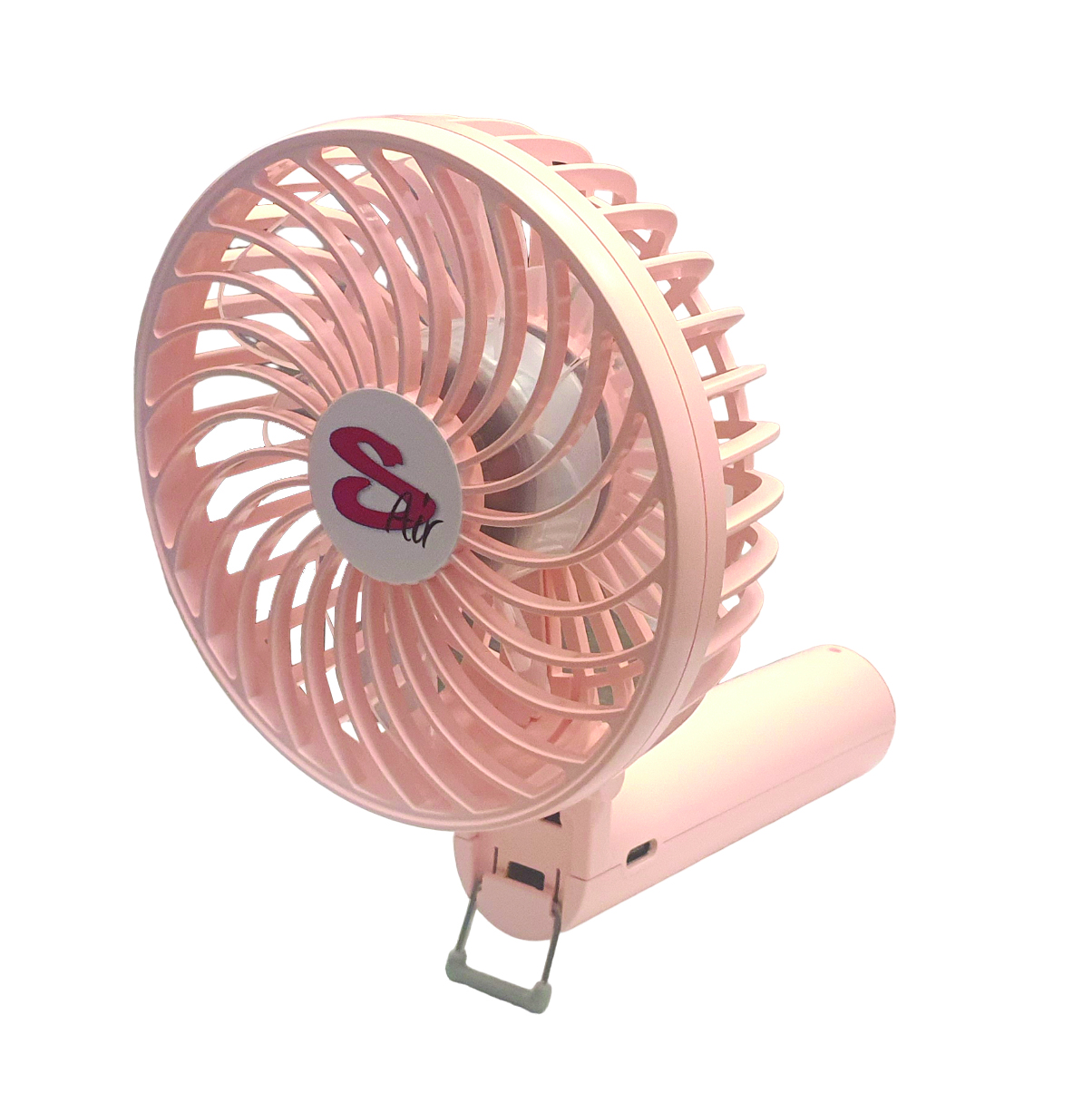 SAIR  SHC USB FAN 4W RECH FOLD PINK