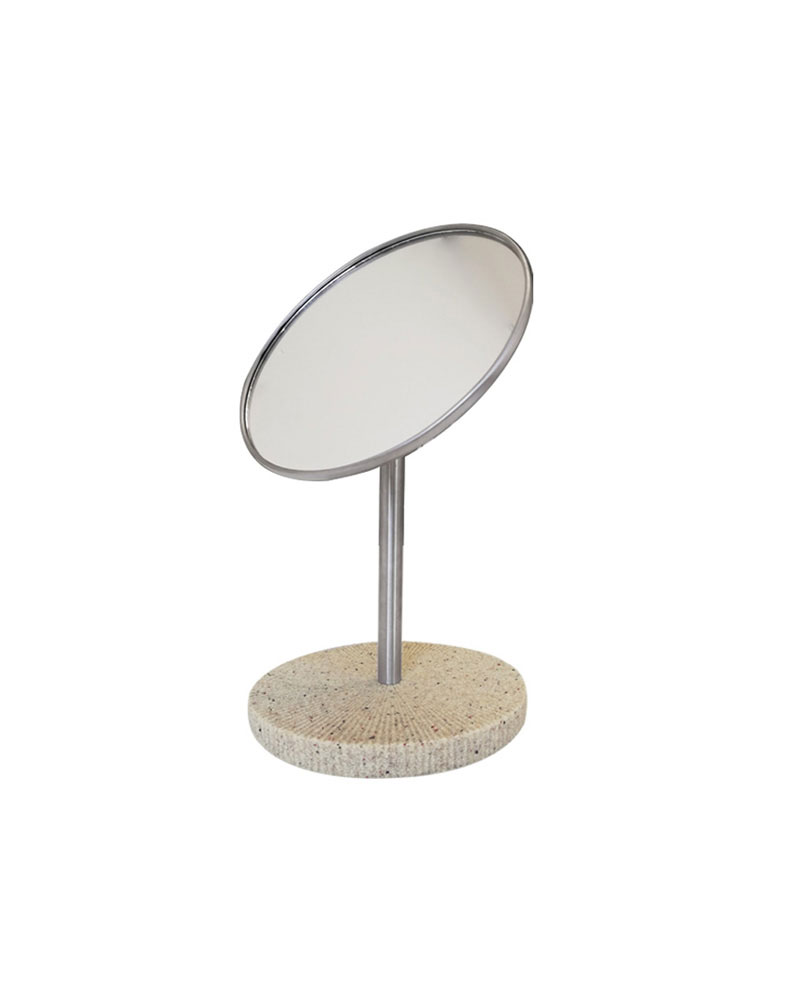 MIRROR FRAME NATURE MARBLE 16.5CM