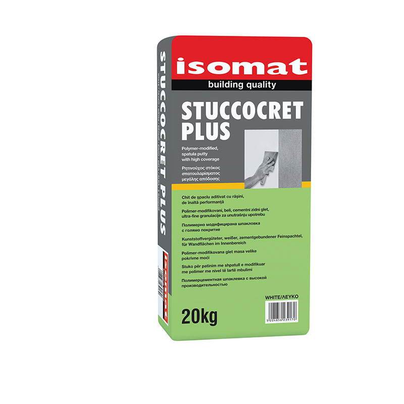 ISOMAT 20KG WHITE STUCCOCRET PLUS