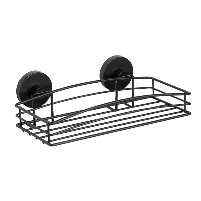 WENKO VACUUM-LOC WALL SHELF BLACK