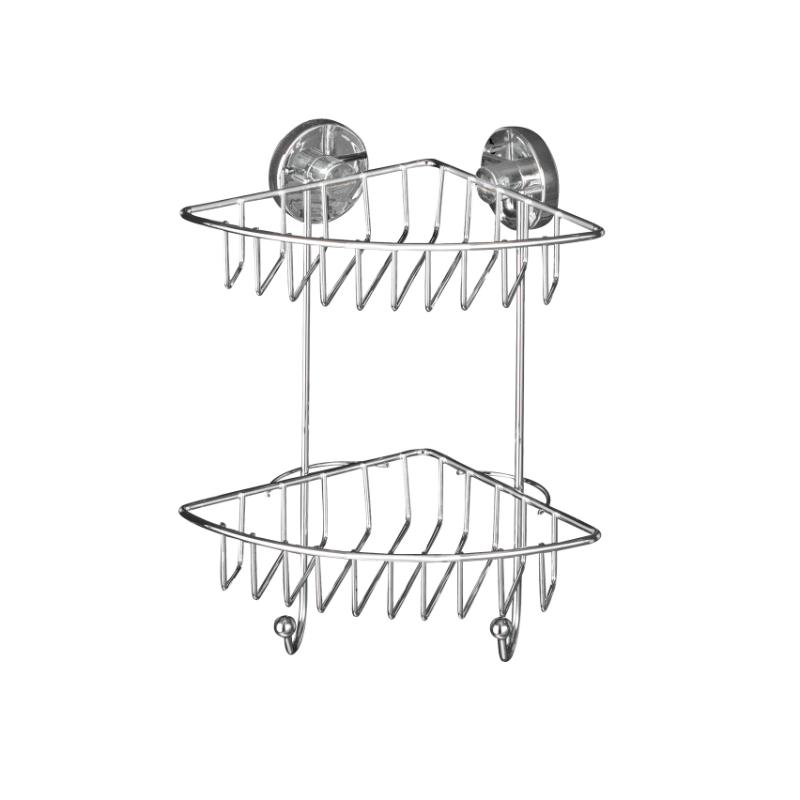 WENKO VACUUM-LOC 2-TIER CORNER RACK BARI ΑΣΗΜΕΝΙΟ