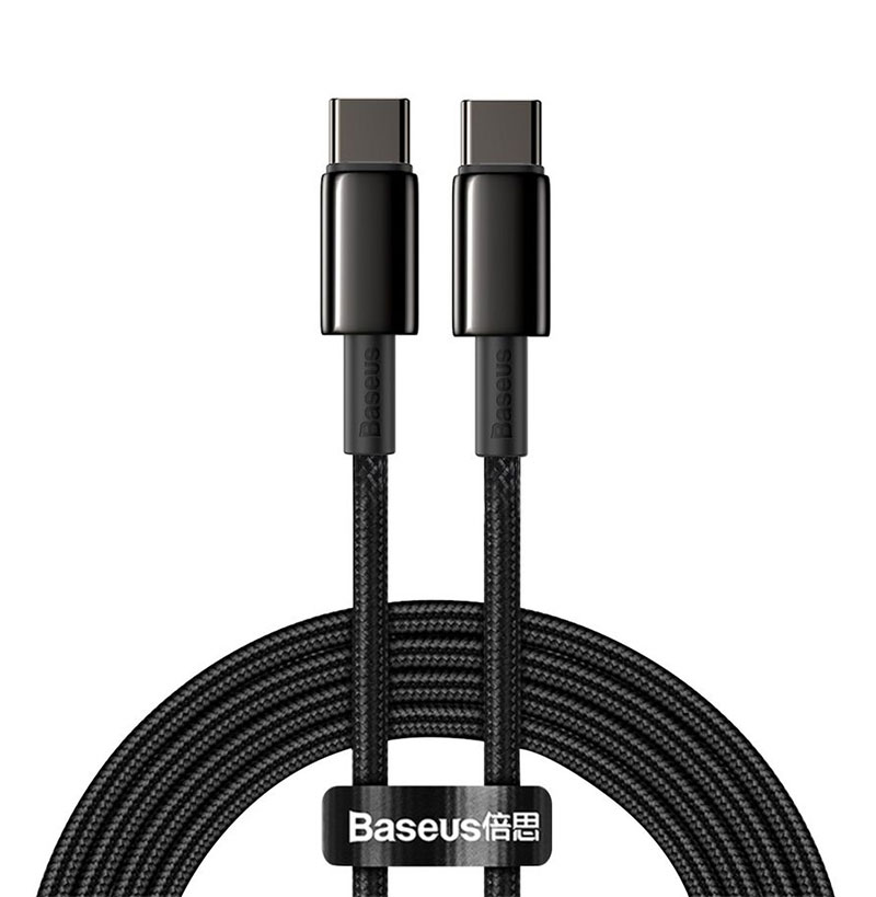 BASEUS USB-C TO USB-C 100W 2M - BLACK