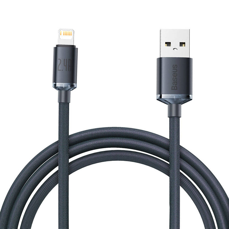 BASEUS USB TO LIGHTNING 2M - BLACK