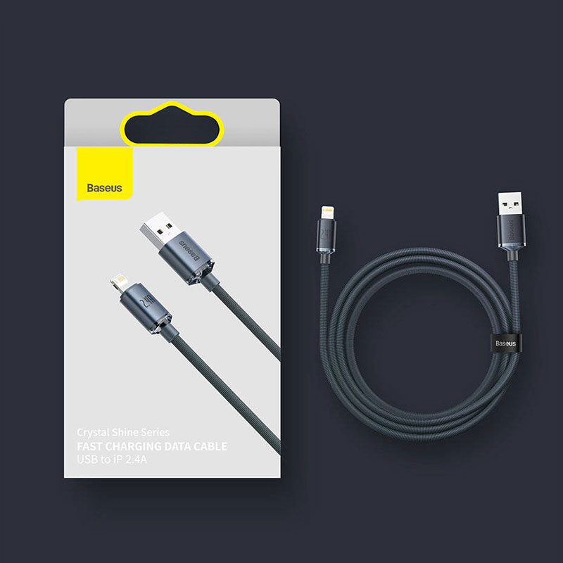 BASEUS USB TO LIGHTNING 2M - BLACK