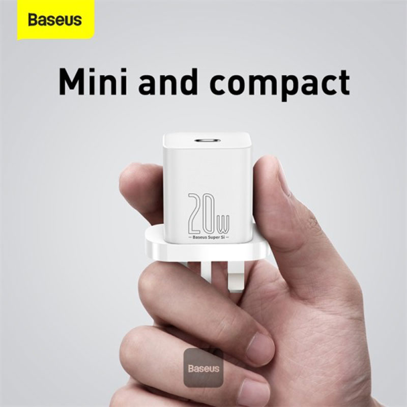 BASEUS UK ΦΟΡΤΙΣΤΗΣ ΤΟΙΧΟΥ ΜΕ 2 X USB-A 2 X USB-C - ΛΕΥΚΟ