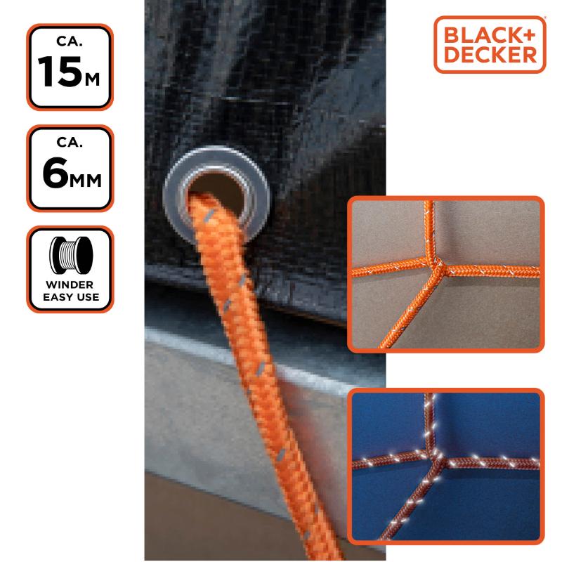 CARGO ROPE 8MM 15M