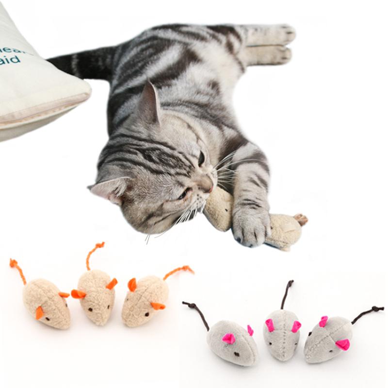 INTERACTIVE MOUSE TOY FOR CATS - 3 PIECES