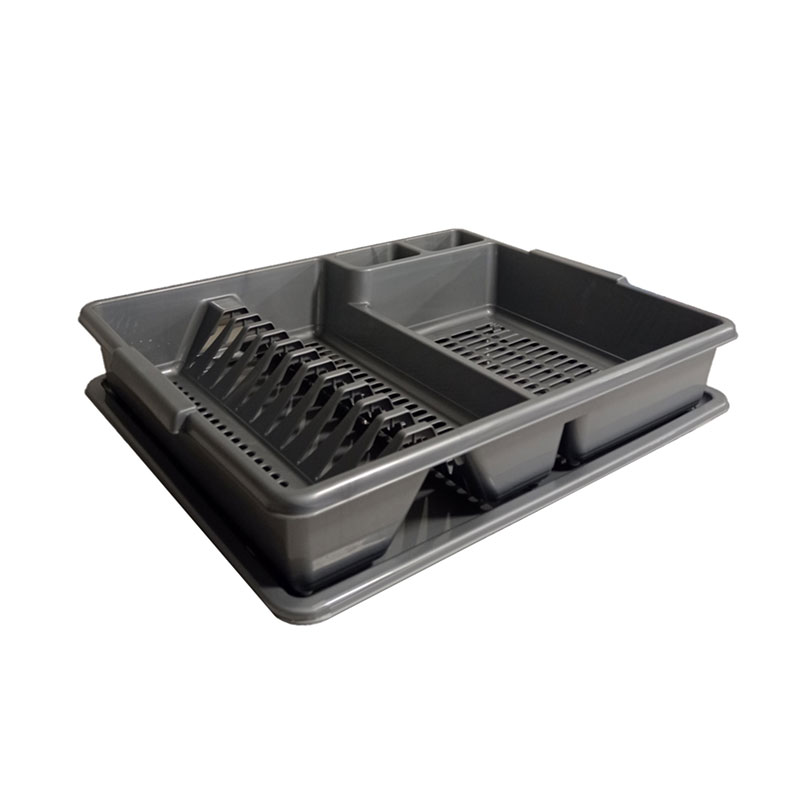 CYCLOPS PLASTIC DISHRACK WITH PLATE 39X47CM  - GREY