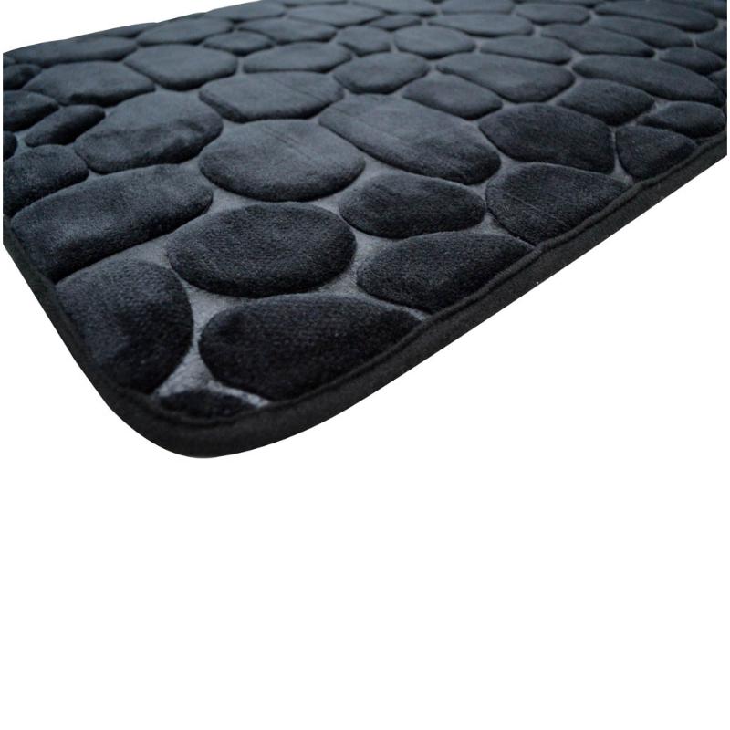 ANKOR BATHMAT SBR 50X80CM - PEBBLE BLACK