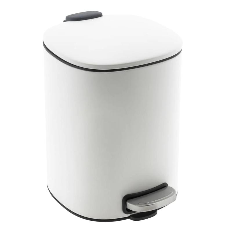 ANKOR IKOS PEDAL BIN 5L - WHITE