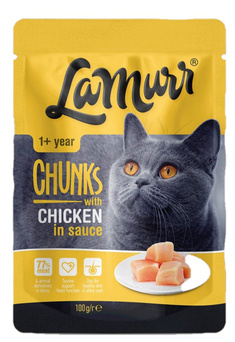 LAMURR CAT POUCH CHICKEN 100G