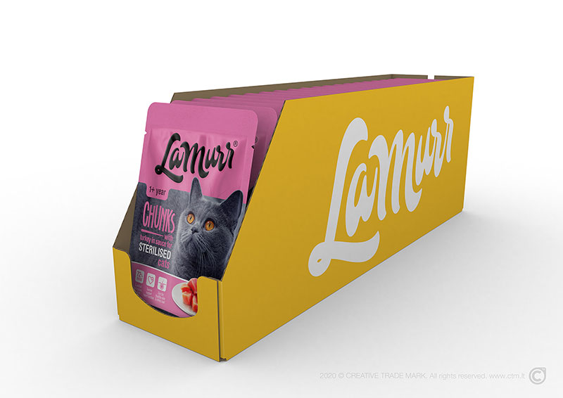 LAMURR CAT POUCH TURKEY 100G