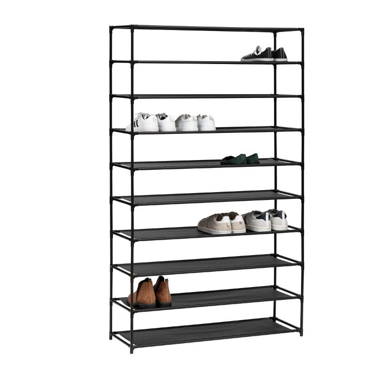 FIVE SHOE RACK WITH 10 SHELVES - GREY