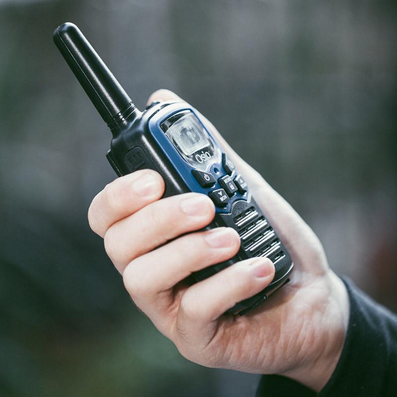 OSIO OPM-1010 PMR WALKIE TALKIE ΜΕ ΦΑΚΟ 8 km – 0.5W - ΜΠΛΕ