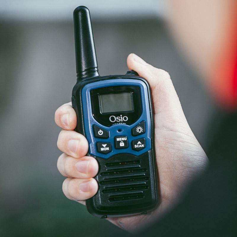 OSIO OPM-1010 PMR WALKIE TALKIE ΜΕ ΦΑΚΟ 8 km – 0.5W - ΜΠΛΕ