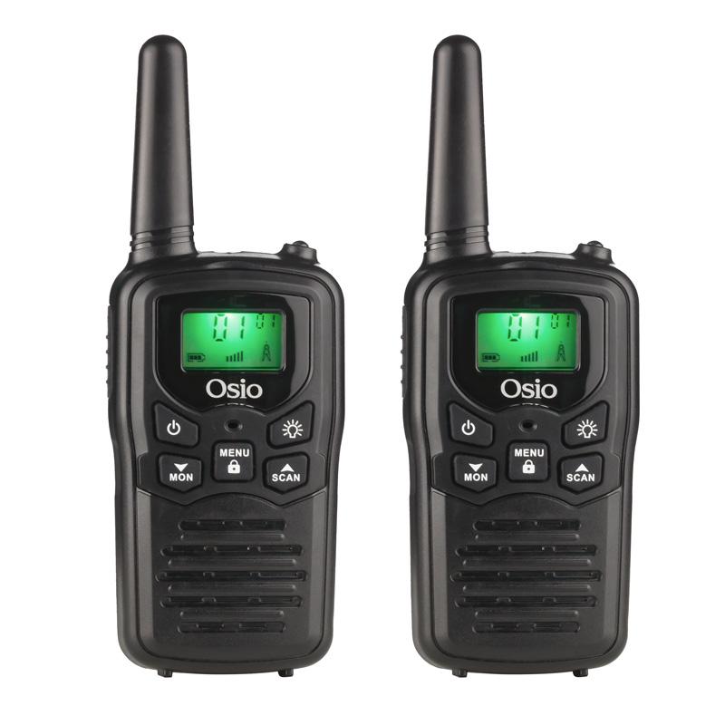 OSIO OPM-1010 PMR WALKIE TALKIE UP TO 8KM - BLACK