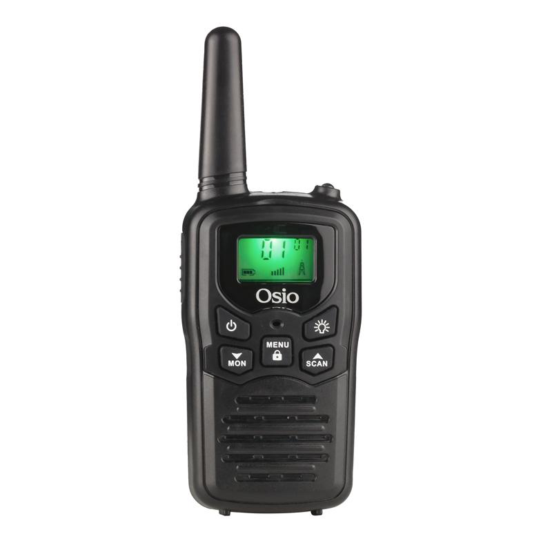 OSIO OPM-1010 PMR WALKIE TALKIE UP TO 8KM - BLACK