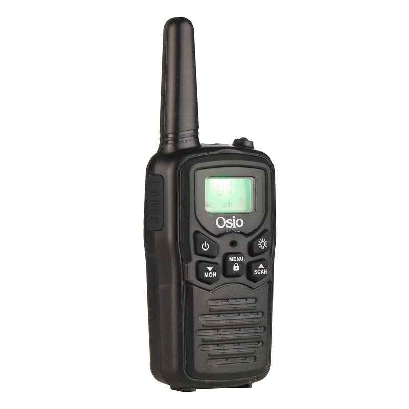 OSIO OPM-1010 PMR WALKIE TALKIE UP TO 8KM - BLACK