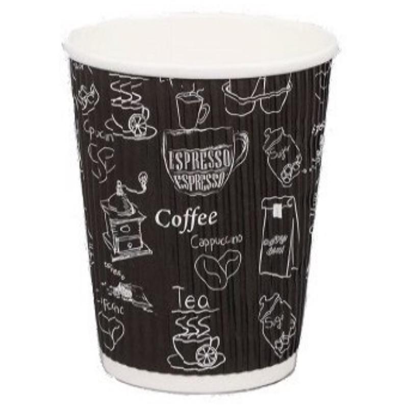  PAPER CUP WITH LID - SETX10 - 12OZ