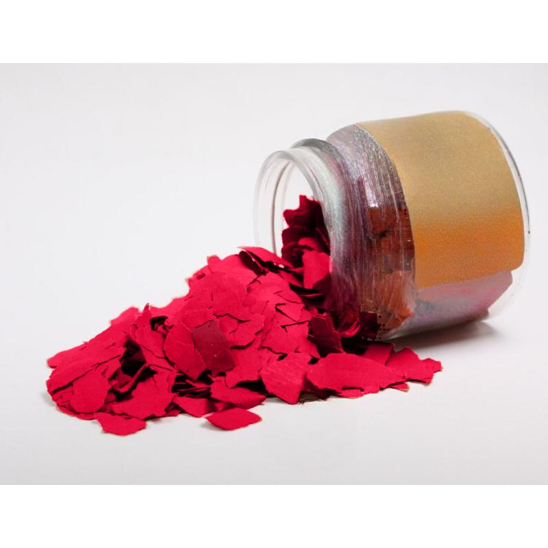 PENTART FLAKES COLORS/CANDLE RED 20GR