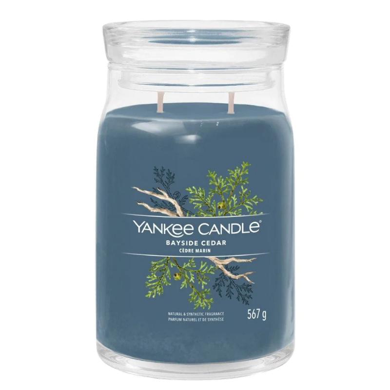 YANKEE SIGNATURE LARGE JAR BAYSIDE CEDAR