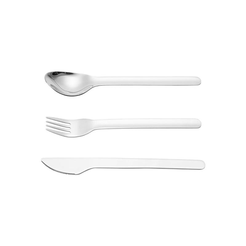 CUTLERY SET 3 PCS WΙΤΗ SILICONE CASE