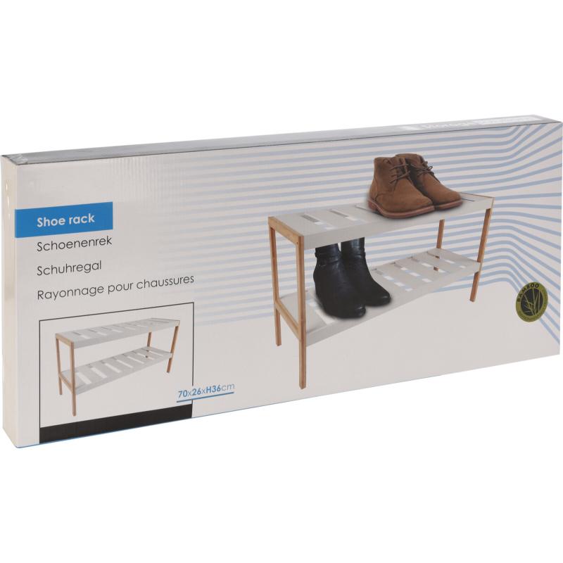 SHOE RACK - BAMBOO 